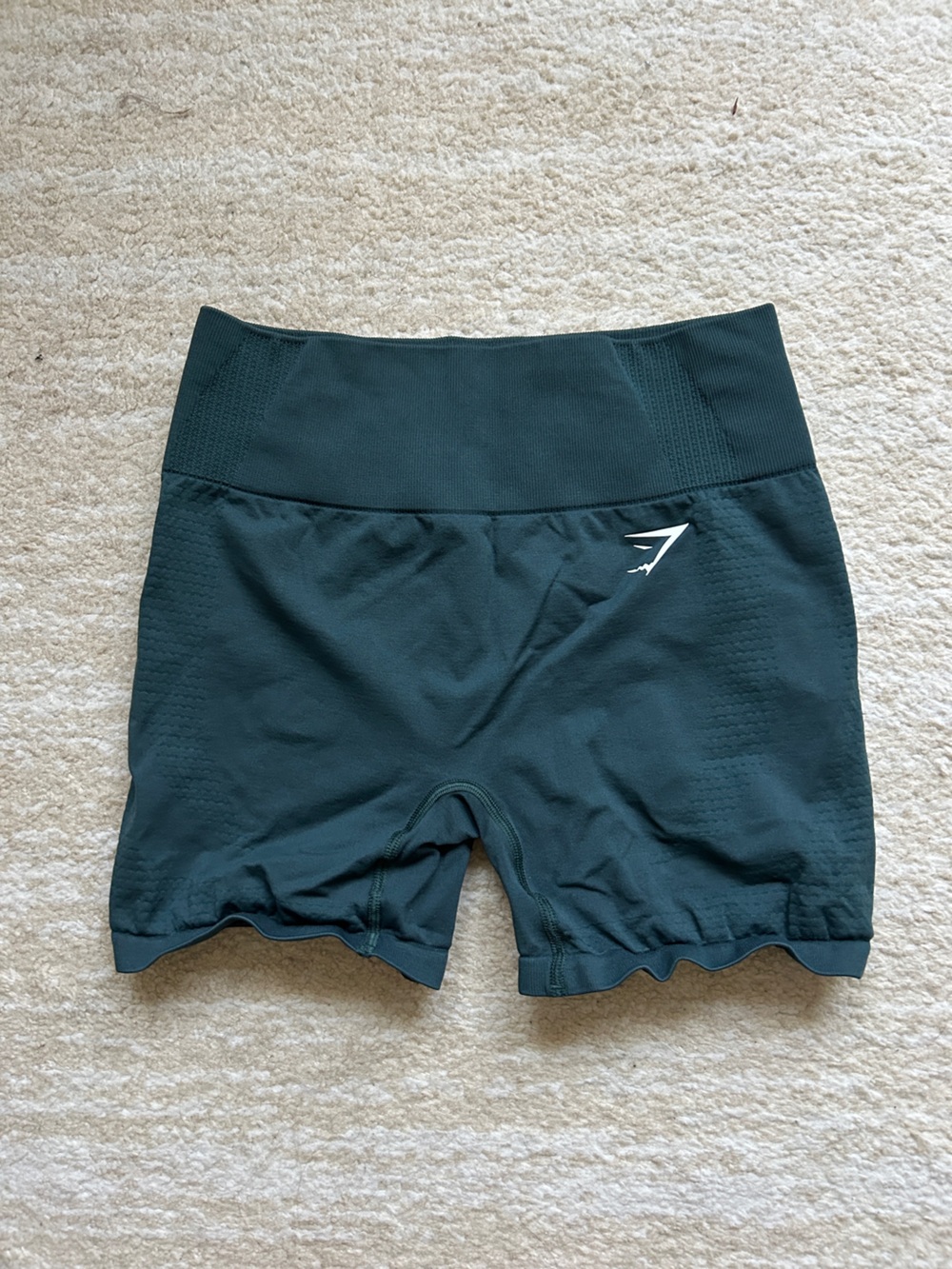 Gymshark Vital Seamless 2.0 Shorts Dark Green Marl